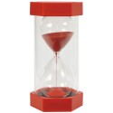 Giga Sanduhr mit farbigem Sand.