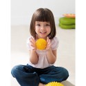 Weplay Massageball Igelball Noppenball, gelb 8cm Weplay Massageball Igelball Noppenball, gelb 8cm