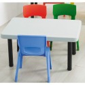 Weplay Kindertisch klein 60x90cm, Tisch Höhe verstellbar Weplay Kindertisch klein 60x90cm, Tisch Höhe verstellbar