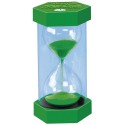 Giga Sanduhr mit farbigem Sand.