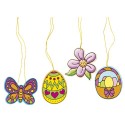 Sunnysue Ostern Anh�nger aus Holz 12er Set