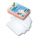 Folia Spielkarten, 6,5x10cm, 36 Karten, blanko wei�, starke Qualit�t