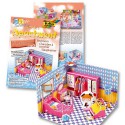 Folia 3D Modellogic Anni's Apartment, Zootiere & Dinosaurier 8er Set
