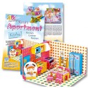 Folia 3D Modellogic Anni's Apartment, Zootiere & Dinosaurier 8er Set