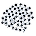 Eduplay Wackelaugen 8mm, Schwarz/Weiß 50 Stück Eduplay Wackelaugen 8mm, Schwarz/Weiß 50 Stück