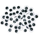Eduplay Wackelaugen 18mm, Schwarz/Weiß, 50 Stück Eduplay Wackelaugen 18mm, Schwarz/Weiß, 50 Stück