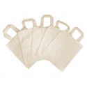 Eduplay Stoffbeutel klein, 5er Satz, 100% Baumwolle, natur Eduplay Stoffbeutel klein, 5er Satz, 100% Baumwolle, natur