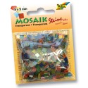 Folia Mosaiksteine, 5x5mm, 700 Stück, Kunstharz, transparent, 20-farbig Folia Mosaiksteine, 5x5mm, 700 Stück, Kunstharz, transparent, 20-farbig