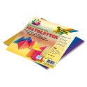 Folia Faltblätter Regenbogenpapier 110g/m², 10x10cm, 100 Blatt, bunt Folia Faltblätter Regenbogenpapier 110g/m², 10x10cm, 100 Blatt, bunt