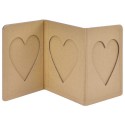 Sunnysue Leporello Bilderrahmen Herz 3er Set