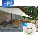 Mit diesem wind- und wasserabweisendem dreieckigen Sonnenschutzsegel (ca. 90% UV-Schutz) sind sie auch auf wechselhaftes Wetter gut vorbereitet. Ideal für die Beschattung kleinerer Flächen, z.B. Balkone und kleine Terrassen.