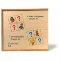 F�delk�se mit Maus, gelb lackiert