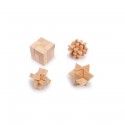 Geschicklichkeitsspiel Woody 4er Set