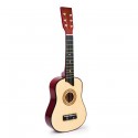 Akustikgitarre  Natur , mit Saiten und Plektrum