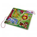 Magnet-Labyrinth mit Tiermotiven, 2 Stifte Magnet-Labyrinth mit Tiermotiven, 2 Stifte