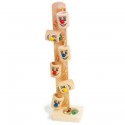 Murmelbecher Clown aus Holz, mit 4 Glasmurmeln Murmelbecher Clown aus Holz, mit 4 Glasmurmeln