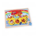 Puzzle Noahs Arche aus Holz, 48-teilig Puzzle Noahs Arche aus Holz, 48-teilig
