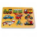 Setzpuzzle Verkehr aus Holz, 9-teilig Setzpuzzle Verkehr aus Holz, 9-teilig