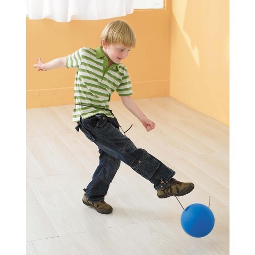 Weplay Komm-Zur�ck-Ball blau mit Seil