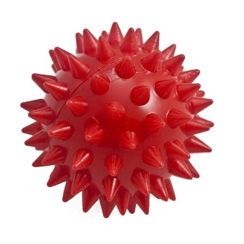 Weplay Massageball Igelball Noppenball, rot 5cm Weplay Massageball Igelball Noppenball, rot 5cm