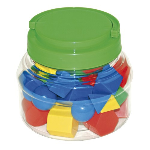 Eduplay Geo Formen, 40 St�ck im Schraubglas