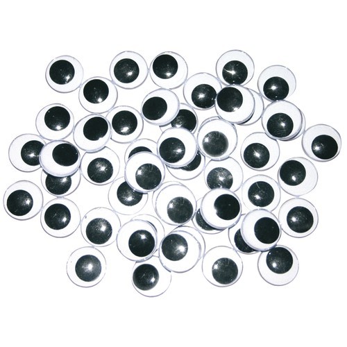Eduplay Wackelaugen 18mm, Schwarz/Weiß, 50 Stück Eduplay Wackelaugen 18mm, Schwarz/Weiß, 50 Stück