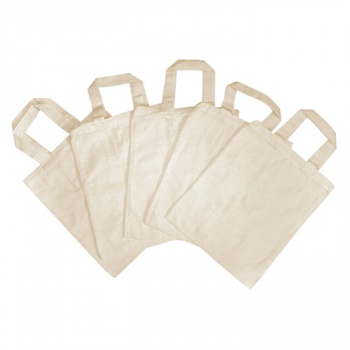Eduplay Stoffbeutel klein, 5er Satz, 100% Baumwolle, natur Eduplay Stoffbeutel klein, 5er Satz, 100% Baumwolle, natur