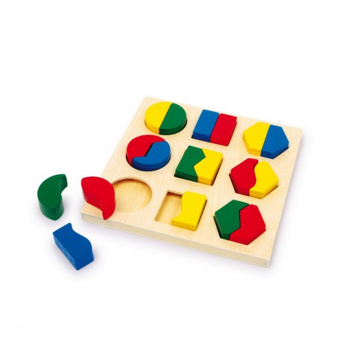 Geo-Puzzle aus Holz, 20-teilig Geo-Puzzle aus Holz, 20-teilig