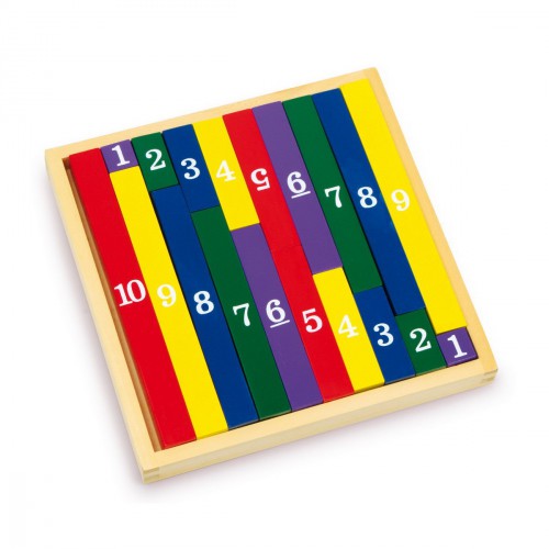 Rechenstäbchen im Quadrat, 19-teilig Rechenstäbchen im Quadrat, 19-teilig