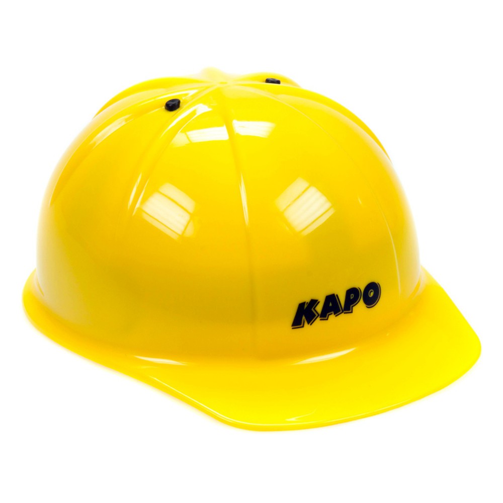 5er-Set Kinder Bauhelme – Gelbe Hartplastik-Helme Für Rollenspiele Ab 2 Jahren, Baustelle & Feuerwehr